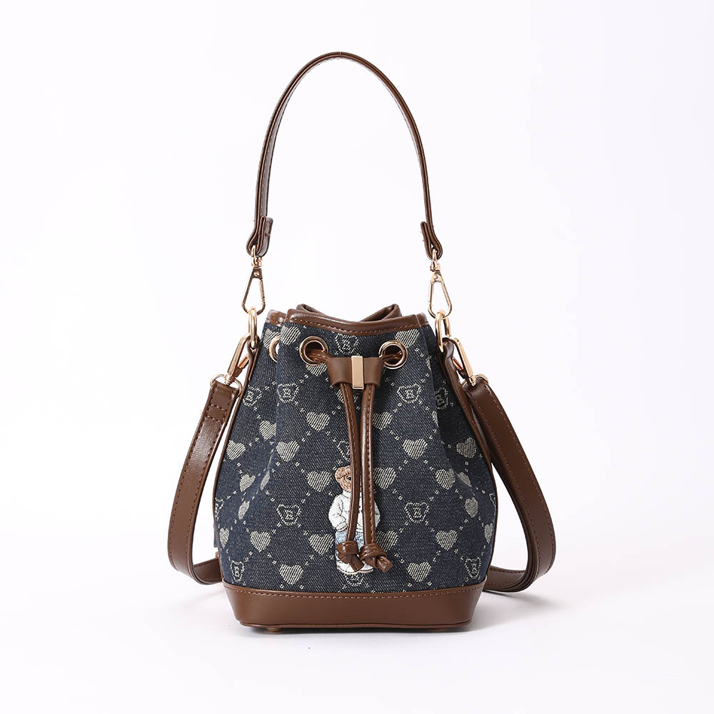 B-Loved Bucket Handbag on Blue Denim Monogram