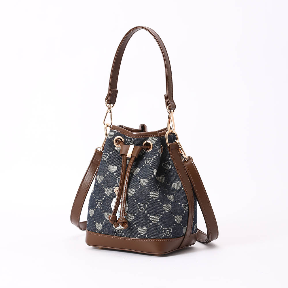 B-Loved Bucket Handbag on Blue Denim Monogram - Image 2