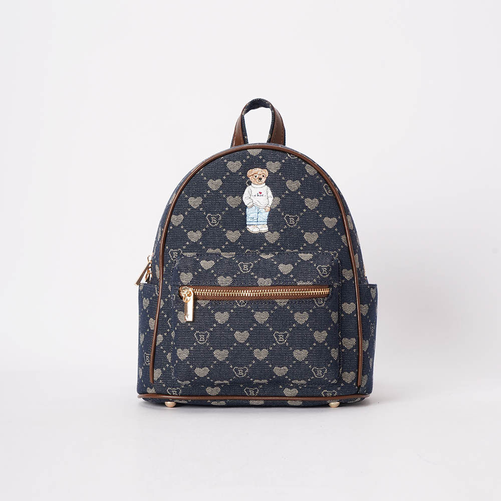 B-Loved Small Rucksack on Blue Denim Monogram