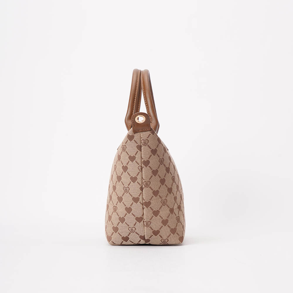 B-Loved Grab Handbag on Beige Monogram - Image 3