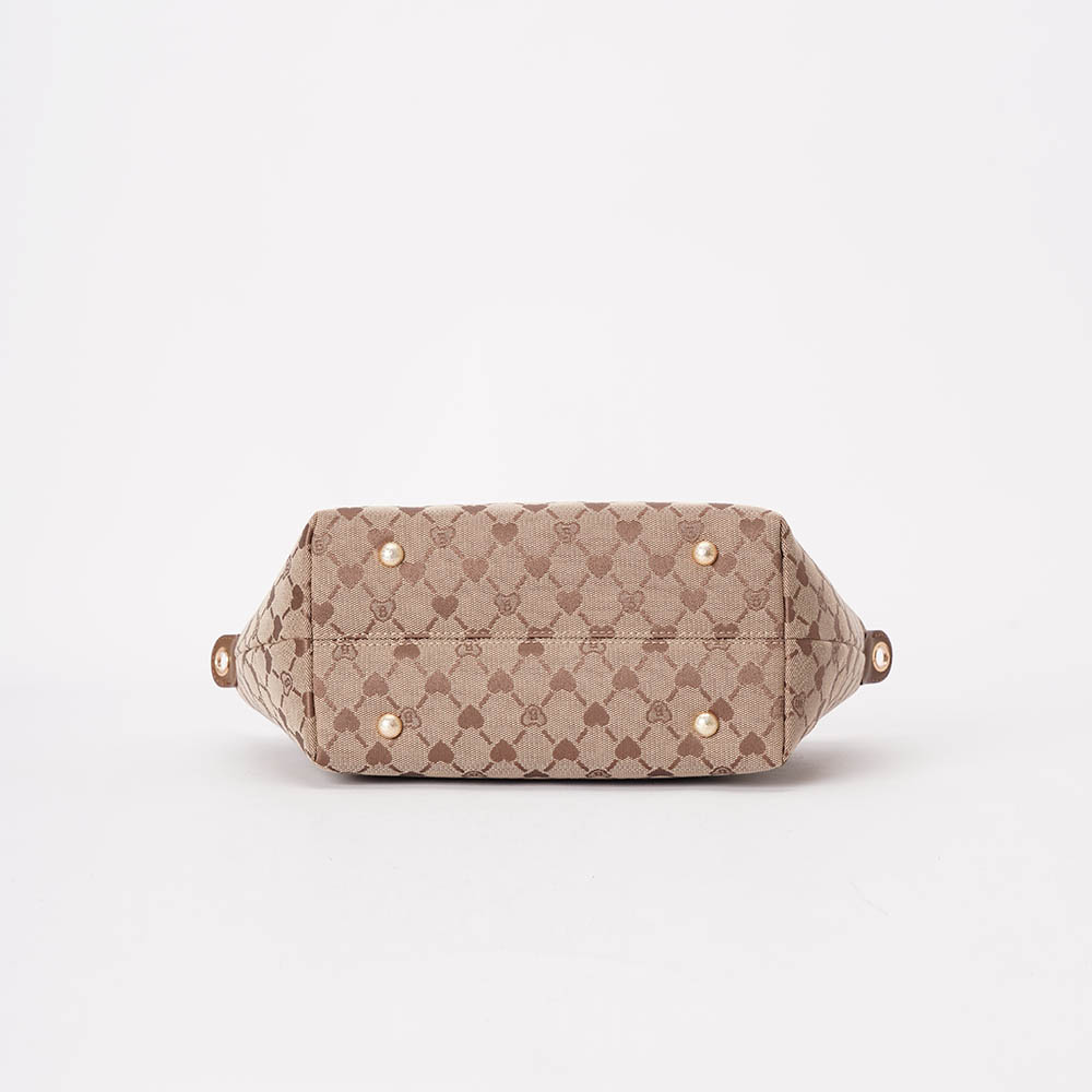 B-Loved Grab Handbag on Beige Monogram - Image 4