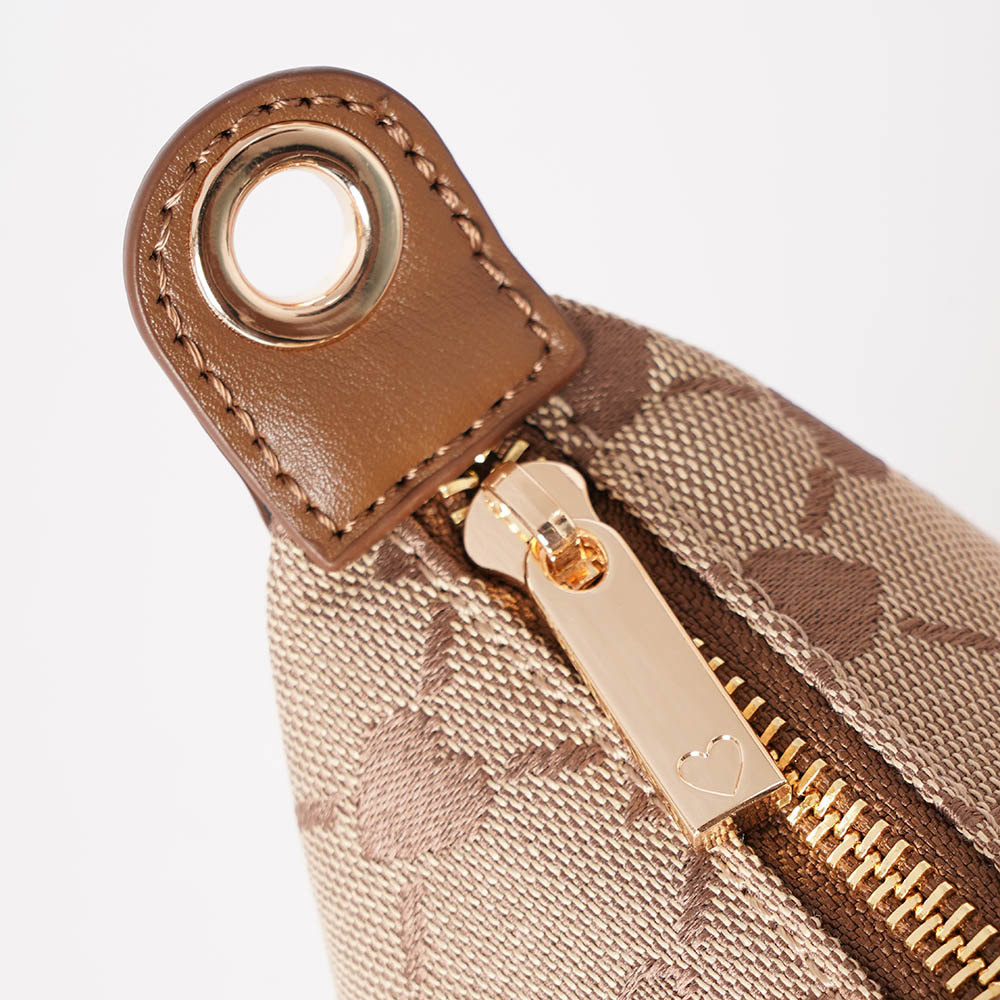 B-Loved Grab Handbag on Beige Monogram - Image 6