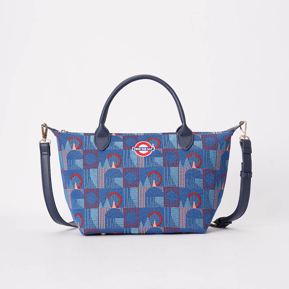 Grab Handbag TfL Piccadilly Moquette Mind the Gap