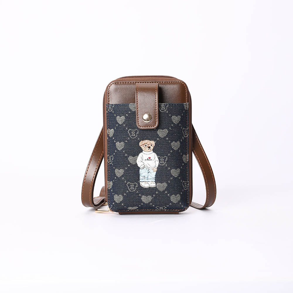 B-Loved Smart Phone Bag on Blue Denim Monogram