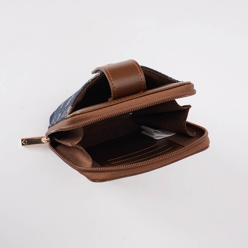 B-Loved Smart Phone Bag on Blue Denim Monogram - Image 5