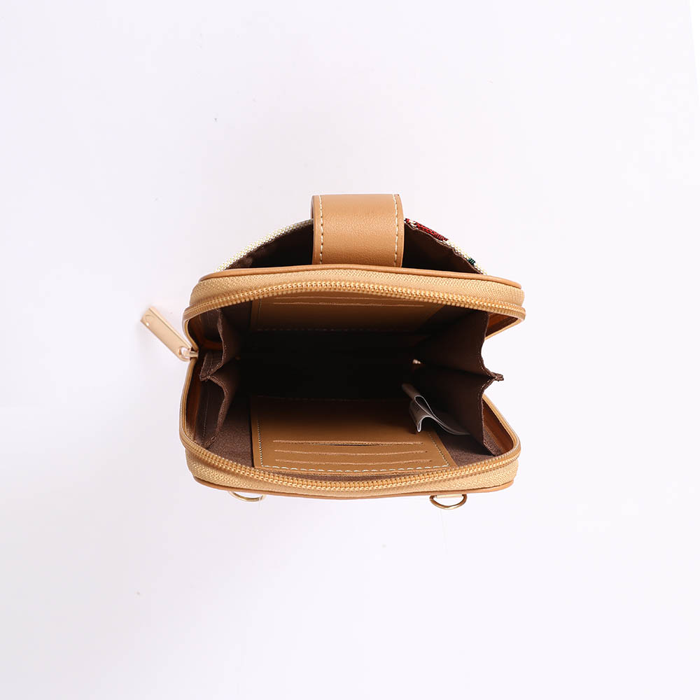 Cherry Smart Phone Bag on Cream Backdrop - Image 5