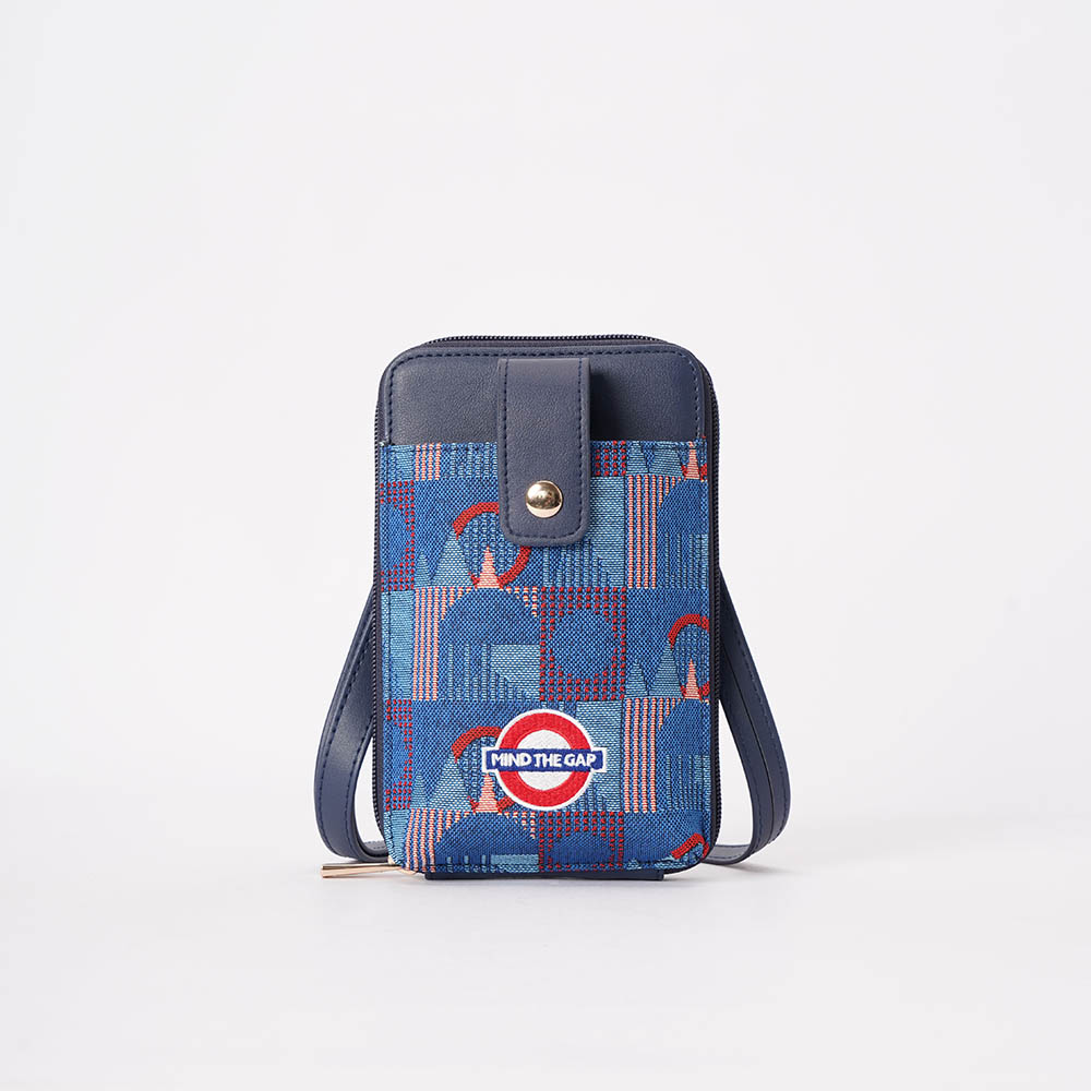 Smart Phone Bag TfL Piccadilly Moquette Mind the Gap