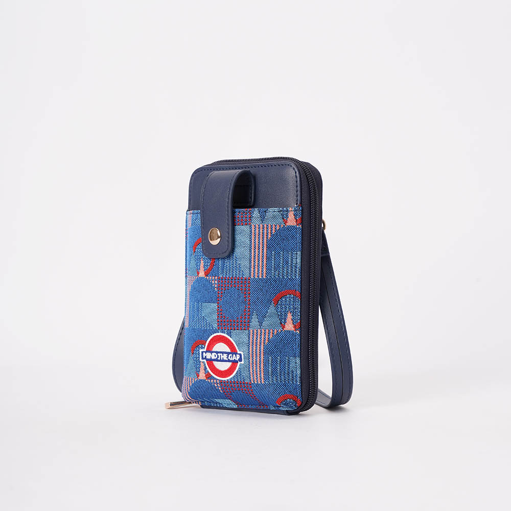 Smart Phone Bag TfL Piccadilly Moquette Mind the Gap - Image 2